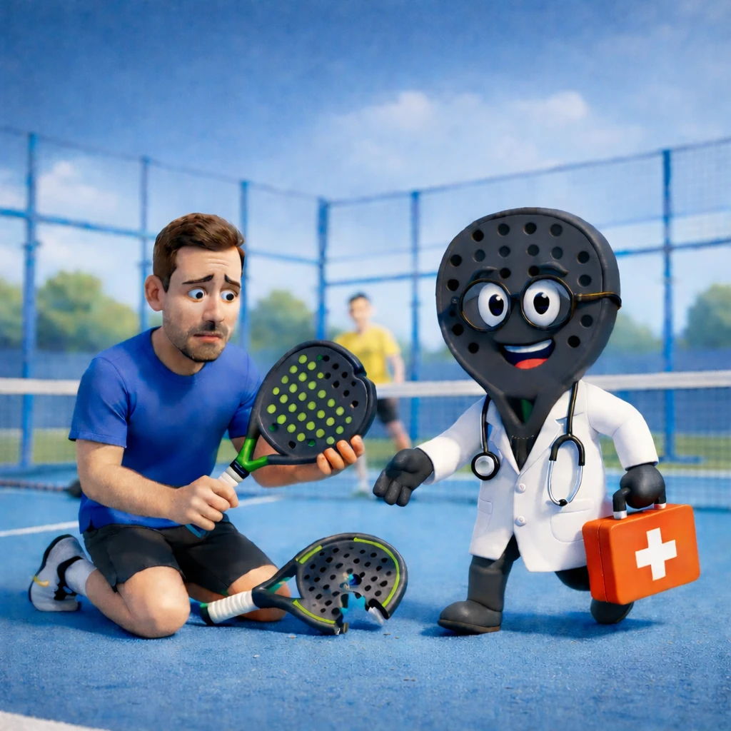 Riparazione professionale di racchette da padel Doctor Padel Italia